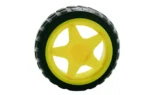 65mm Robot Wheel for BO MOTORS (Yellow) - Image 2