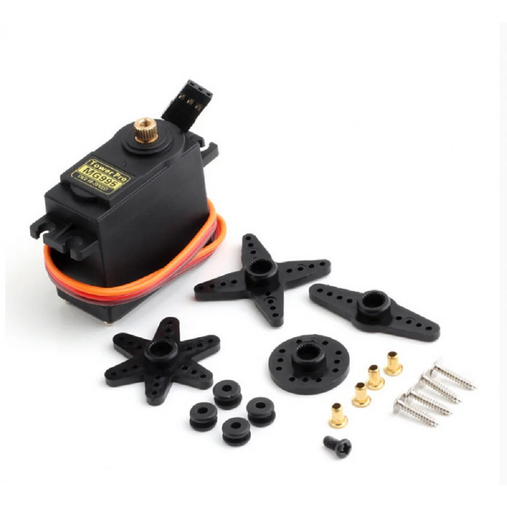 FULL TowerPro MG995 Metal Gear 180° Servo Motor - Image 1