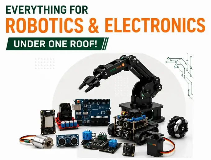 Robotics kits and electronics components